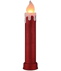 Mr. Christmas Red Glittery Blow Mold Candle, 36#double;