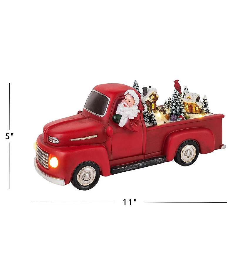 Mr. Christmas Santa Animated Nostalgic Red Truck