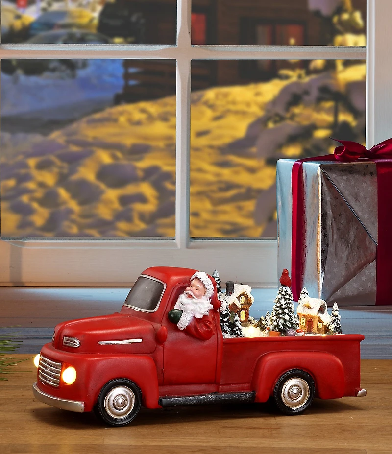 Mr. Christmas Santa Animated Nostalgic Red Truck
