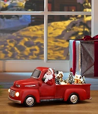Mr. Christmas Santa Animated Nostalgic Red Truck