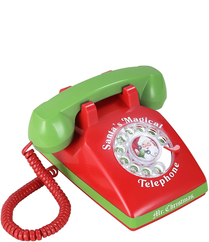Mr. Christmas Santa's Magical Telephone Figurine