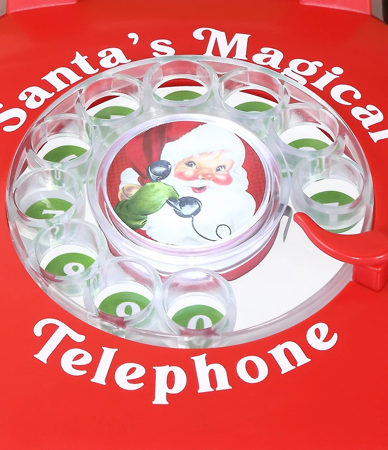Mr. Christmas Santa's Magical Telephone Figurine