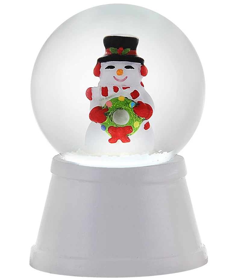 Mr. Christmas Set of 3 Mini Lit Snow Globes