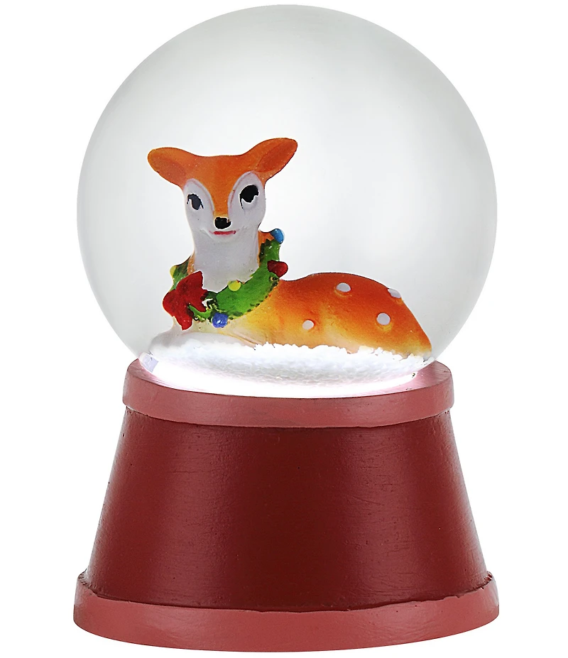 Mr. Christmas Set of 3 Mini Lit Snow Globes