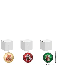Mr. Christmas Set of 3 Shatterproof Ball Ornaments