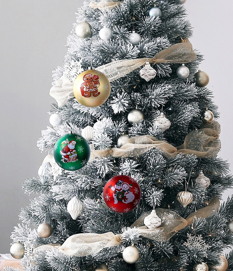 Mr. Christmas Set of 3 Shatterproof Ball Ornaments