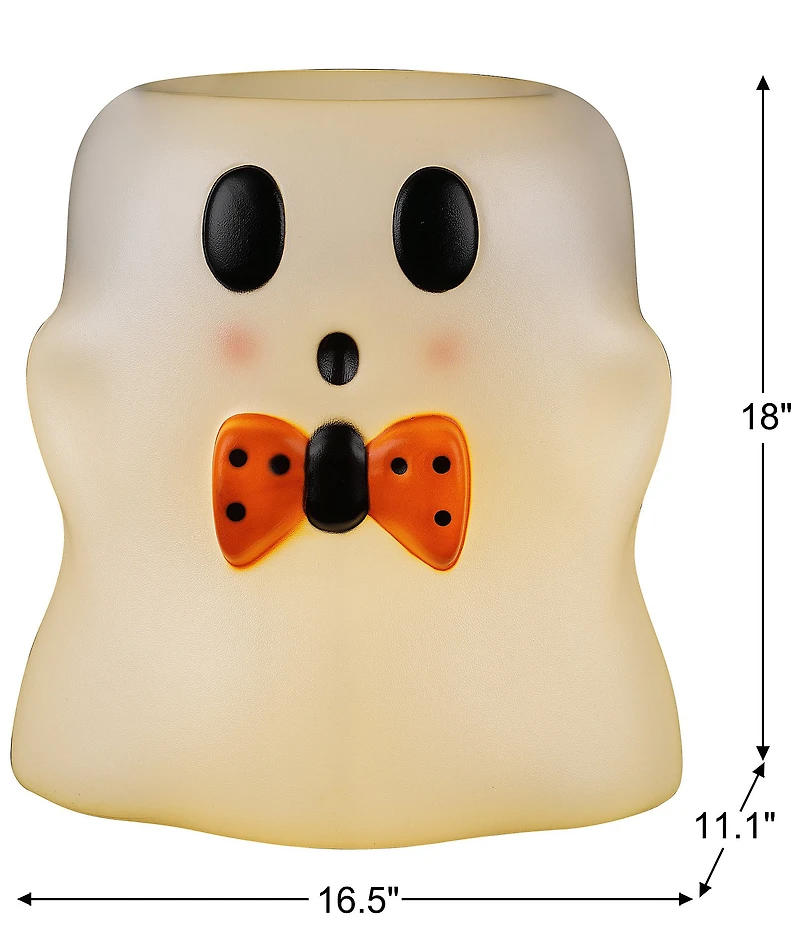 Mr. Halloween 18-inch Ghost Lit Blow Mold Candy Bowl