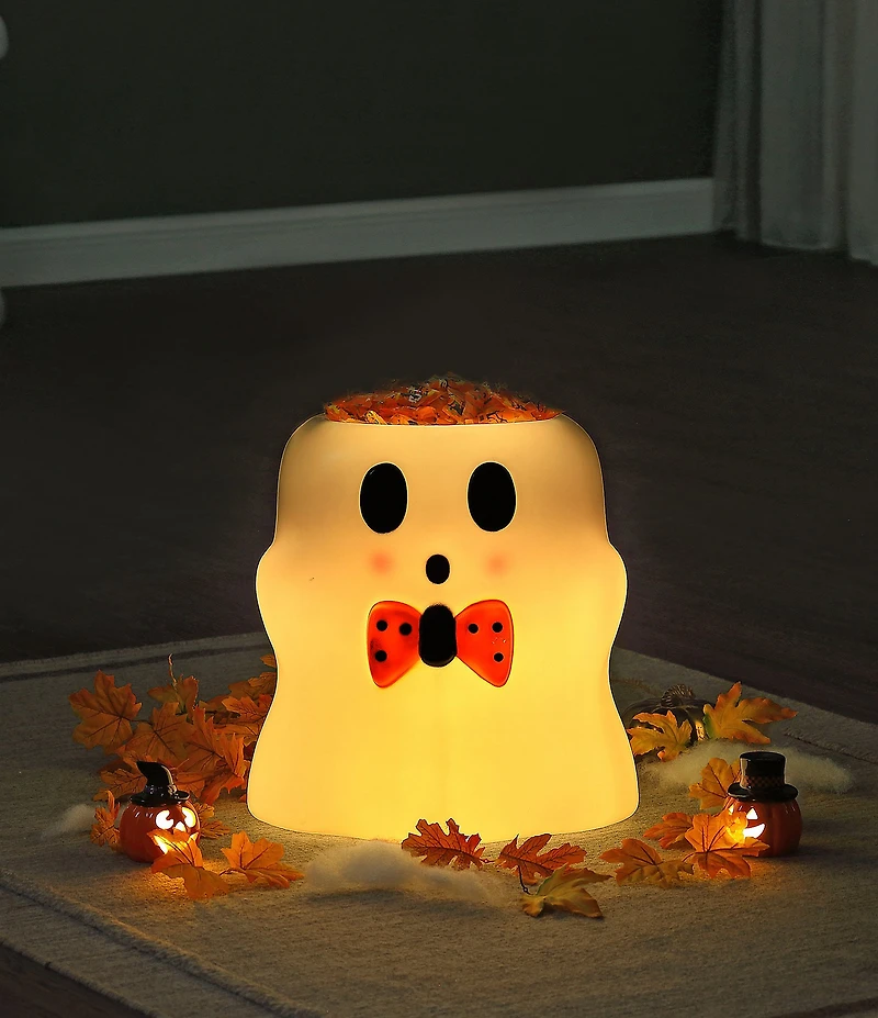 Mr. Halloween 18-inch Ghost Lit Blow Mold Candy Bowl