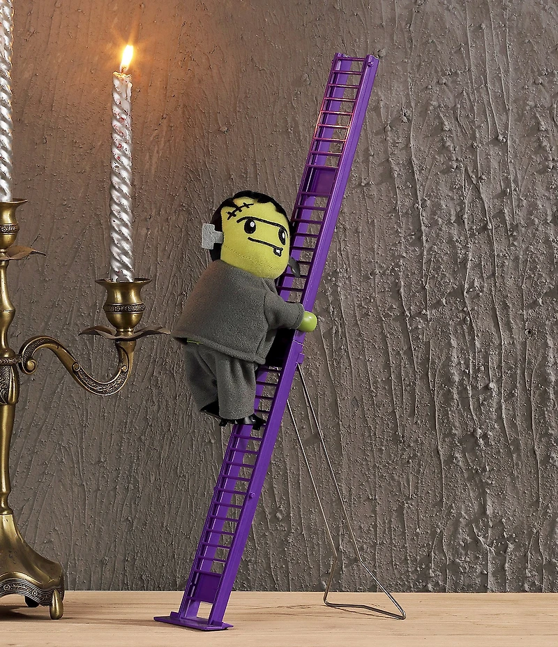 Mr. Halloween Battery-Operated Musical Animated Ladder Climbing Mini Frankie Tabletop