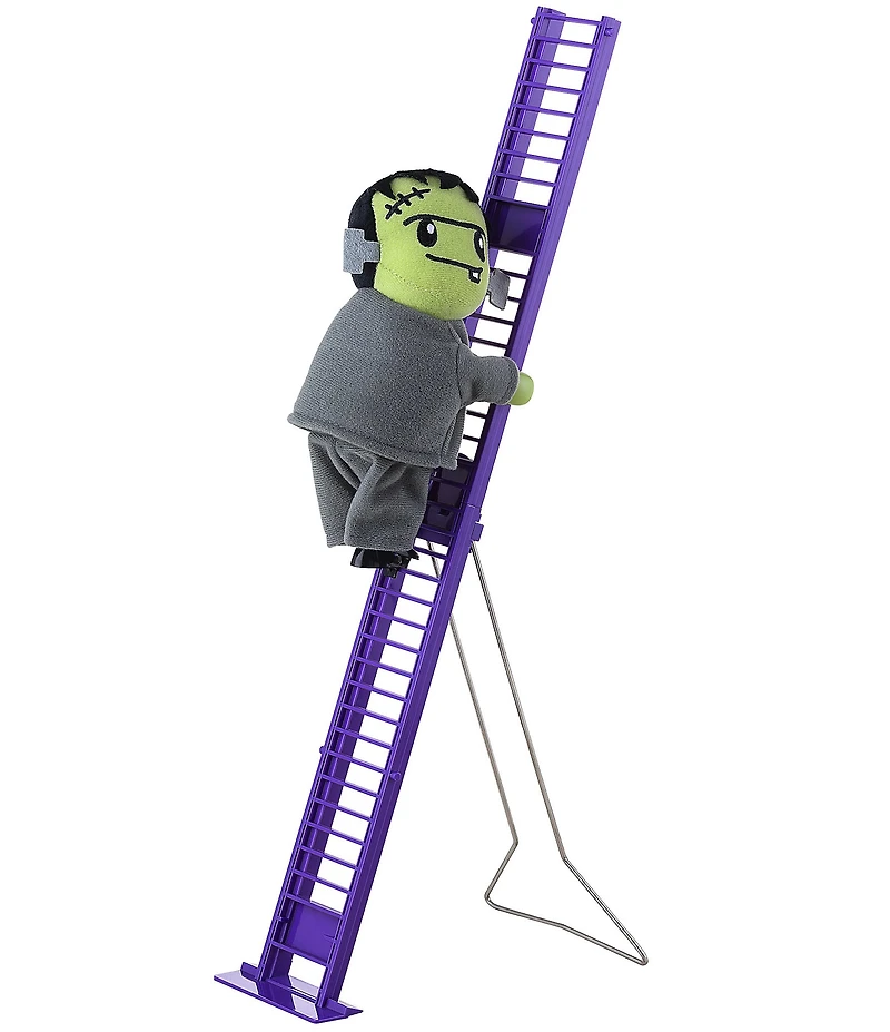 Mr. Halloween Battery-Operated Musical Animated Ladder Climbing Mini Frankie Tabletop