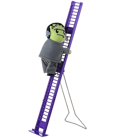 Mr. Halloween Battery-Operated Musical Animated Ladder Climbing Mini Frankie Tabletop