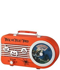 Mr. Halloween Battery-Operated Trick or Treat Musical Tabletop Orange Radio