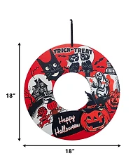 Mr. Halloween Retro Wreath and Garland Set