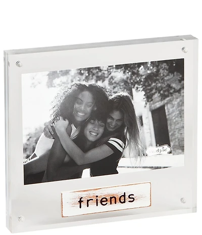 Mud Pie Acrylic Plaque Friends Frame - 4x6