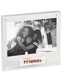 Mud Pie Acrylic Plaque Friends Frame - 4x6