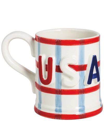 Mud Pie Americana Collection USA Mug