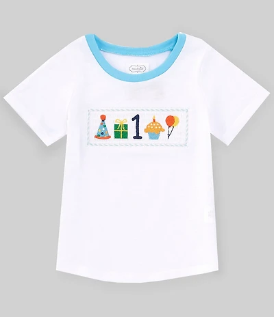 Mud Pie Baby Boys Short-Sleeve 1st Birthday T-Shirt