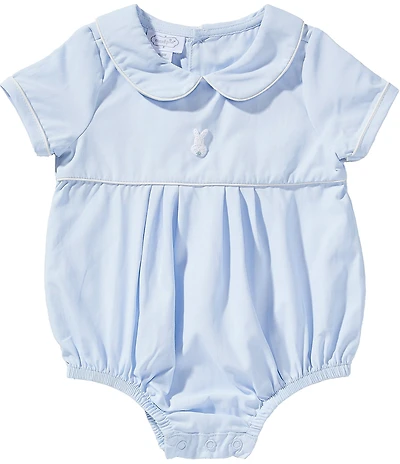 Mud Pie Baby Boys Peter Pan Collar French Knot Bunny Bubble