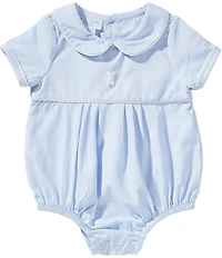 Mud Pie Baby Boys Peter Pan Collar French Knot Bunny Bubble