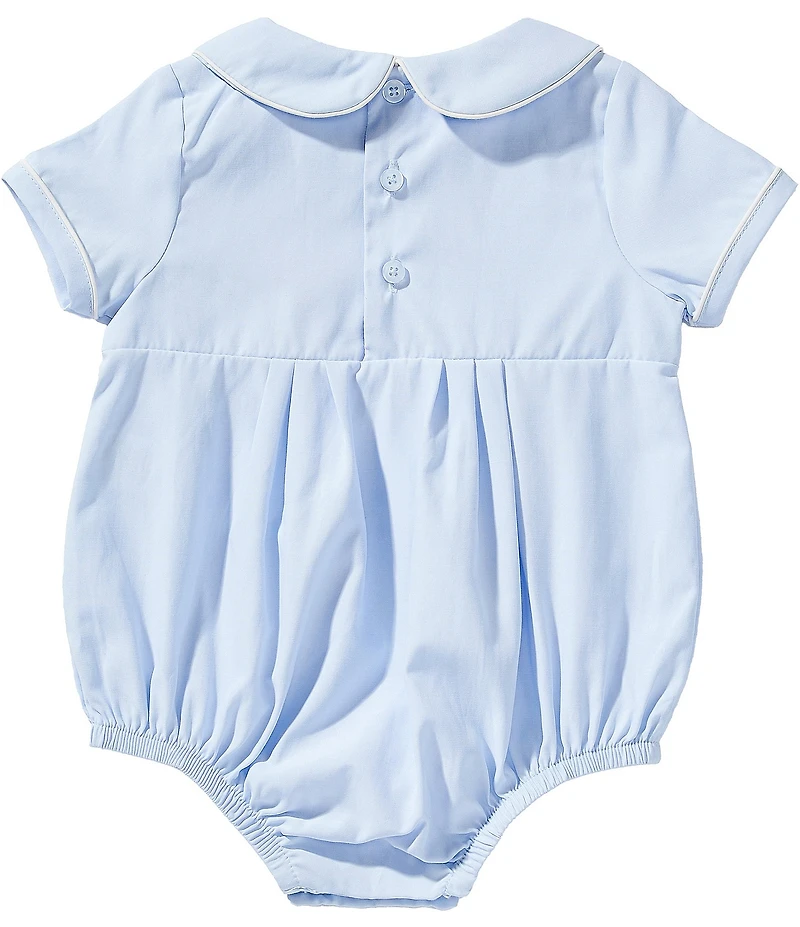 Mud Pie Baby Boys Peter Pan Collar French Knot Bunny Bubble