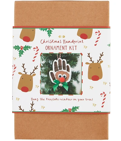 Mud Pie Baby Christmas Handprinted Ornament Kit
