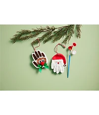 Mud Pie Baby Christmas Handprinted Ornament Kit
