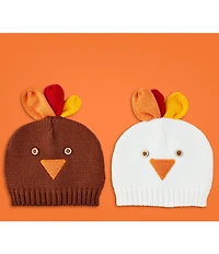 Mud Pie Baby Turkey Appliqued Crocheted Hat