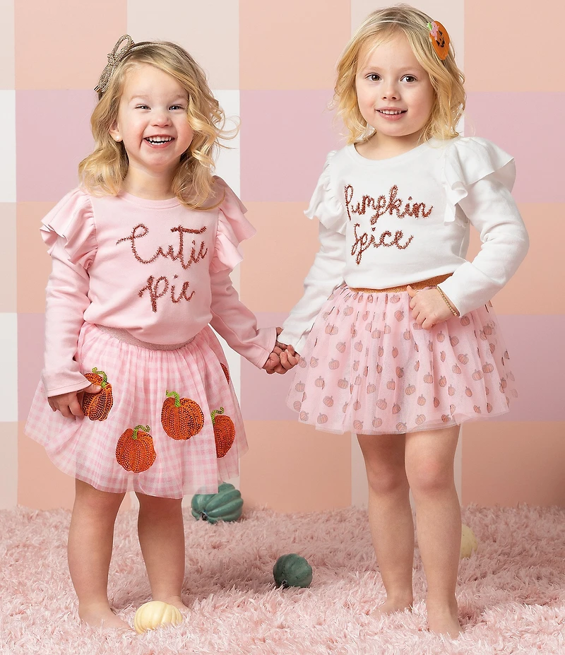 Mud Pie Baby/Little Girls Long-Sleeve Cutie Pie T-Shirt