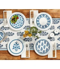 Mud Pie Bloom Print Accent Salad Plate