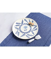 Mud Pie Blue Willow Collection Round Platter with Server