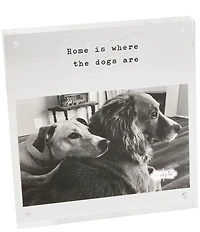 Mud Pie Bone Dog Acrylic Picture Frame, 4x6
