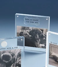 Mud Pie Bone Dog Acrylic Picture Frame, 4x6