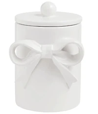 Mud Pie Bow Collection Covered Canisters