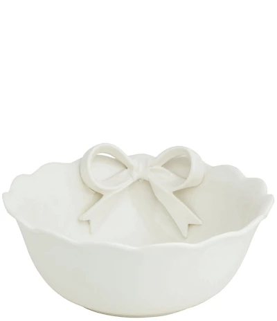Mud Pie Bow Collection Serving Bowl