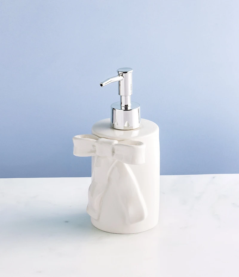 Mud Pie Bow Collection Soap Pump Dispenser