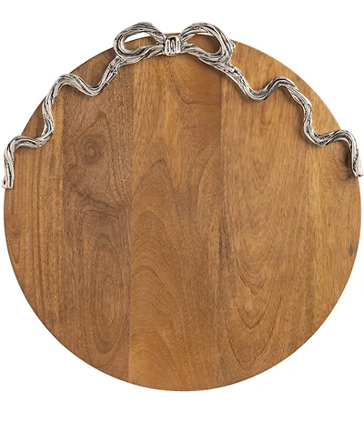 Mud Pie Bow Wood Cheese Board