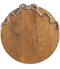 Mud Pie Bow Wood Cheese Board