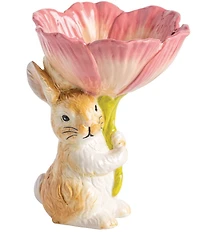 Mud Pie Bunny Flower Candy Bowl