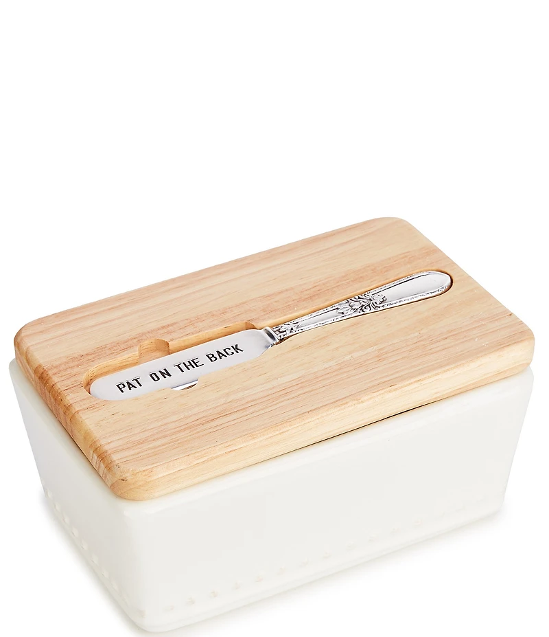 Mud Pie My Butter Half Butter Storage Dish