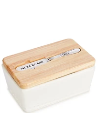 Mud Pie My Butter Half Butter Storage Dish