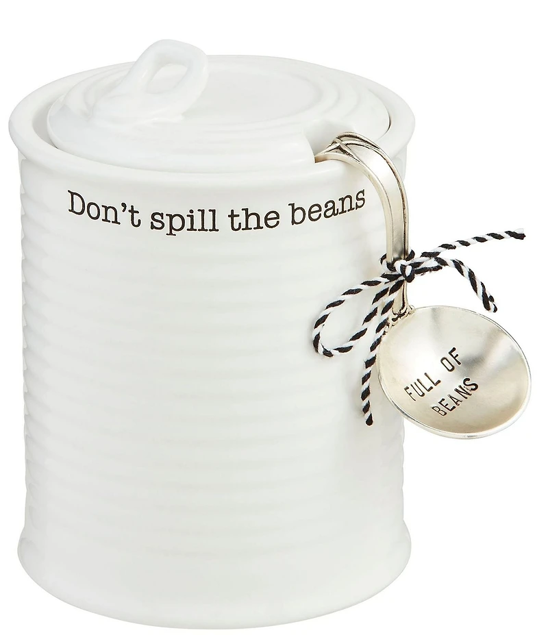 Mud Pie Ceramic Baked Bean Can Set