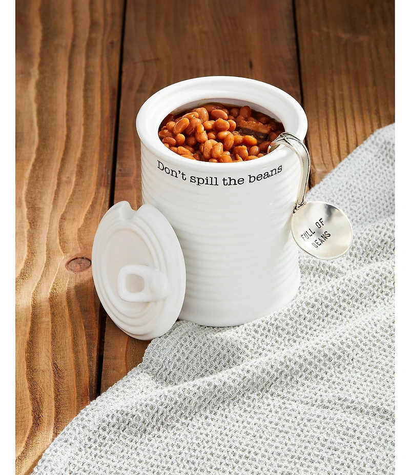 Mud Pie Ceramic Baked Bean Can Set