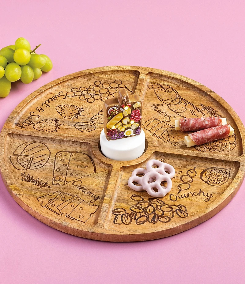 Mud Pie Charcuterie LED Sitter
