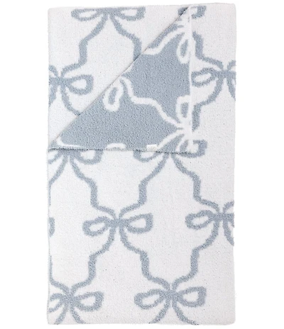 Mud Pie Chenille Bow Blanket