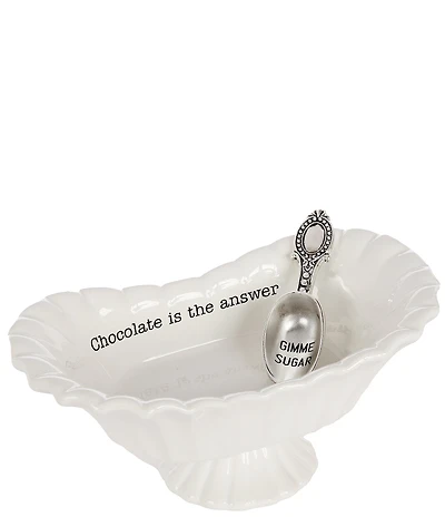 Mud Pie Chocolate Candy Dish Set