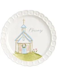 Mud Pie Church Blessings Platter