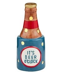 Mud Pie Circa Beer Bottle Can Hugger Light-Up Sitter