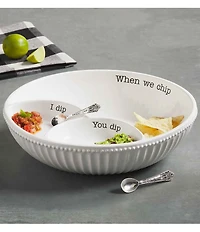 Mud Pie Circa Chip And Dip Bowl Set