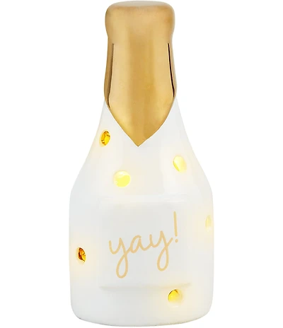 Mud Pie Circa Collection Champagne Light-Up Sitter