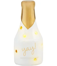 Mud Pie Circa Collection Champagne Light-Up Sitter